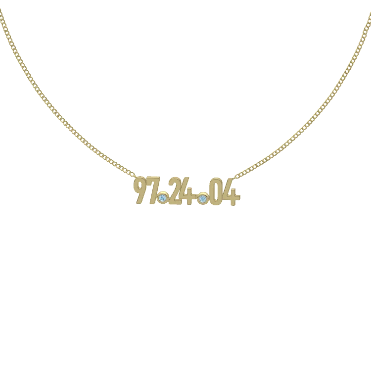My Coordinates – Birthstone Edition SN032G
