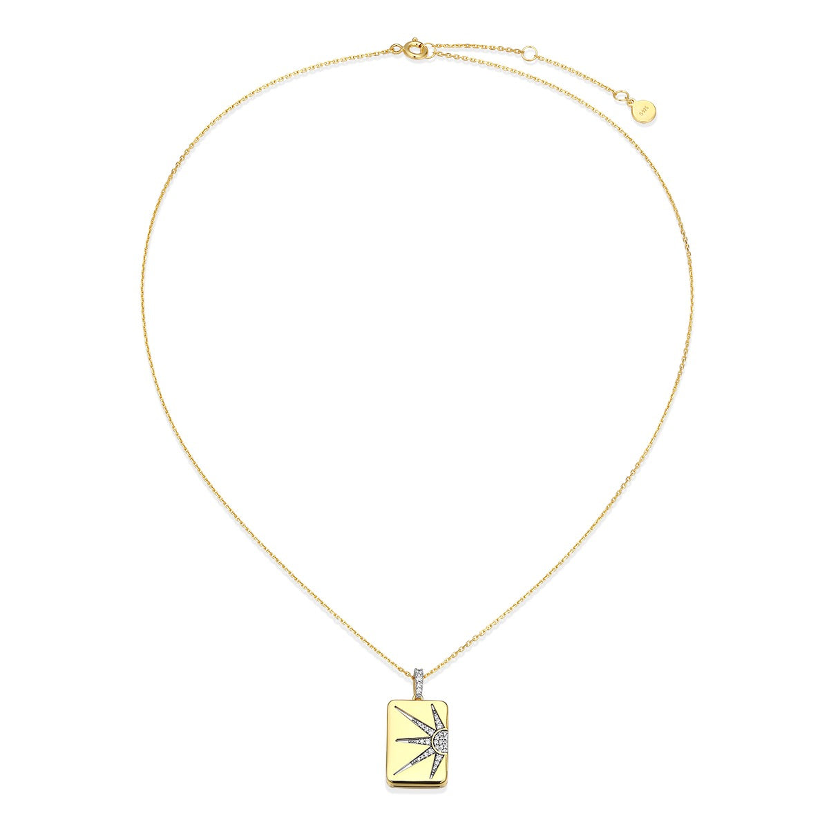 Golden Ray Locket SN035BR (Brass)