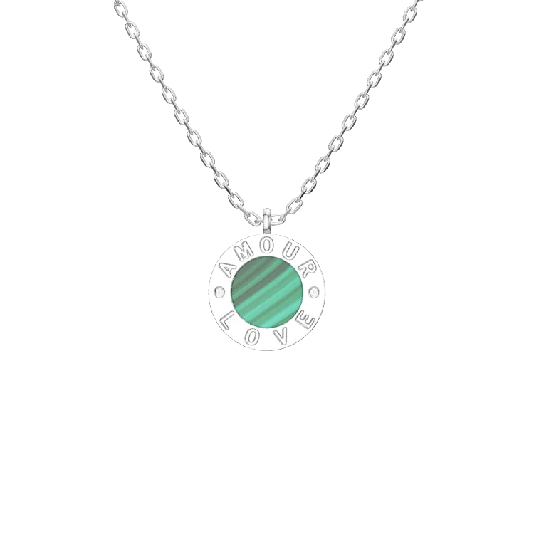 Love Amour Necklace SN048 (Brass+Quick Ship)