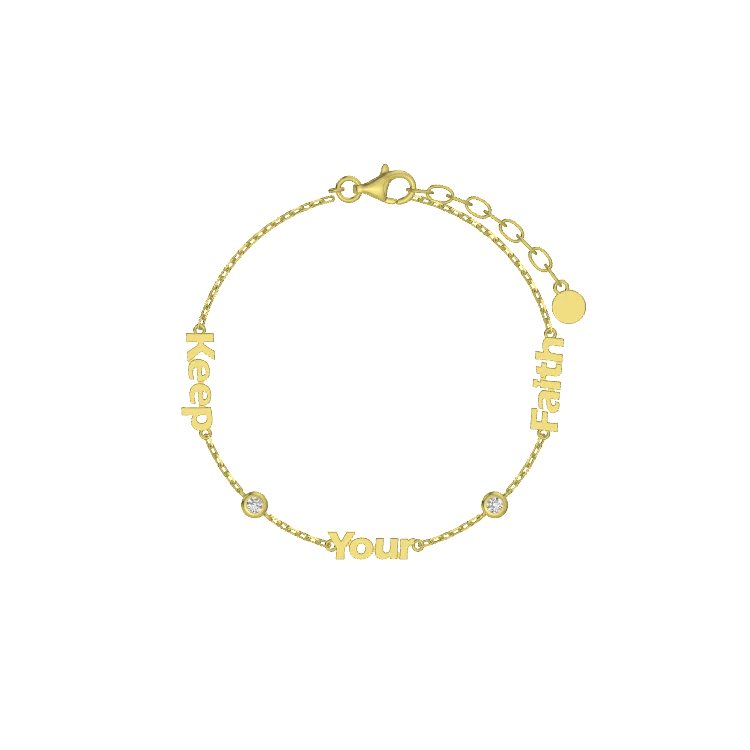 Linked by Love – Name Bracelet with Emotional Spark SB002G
