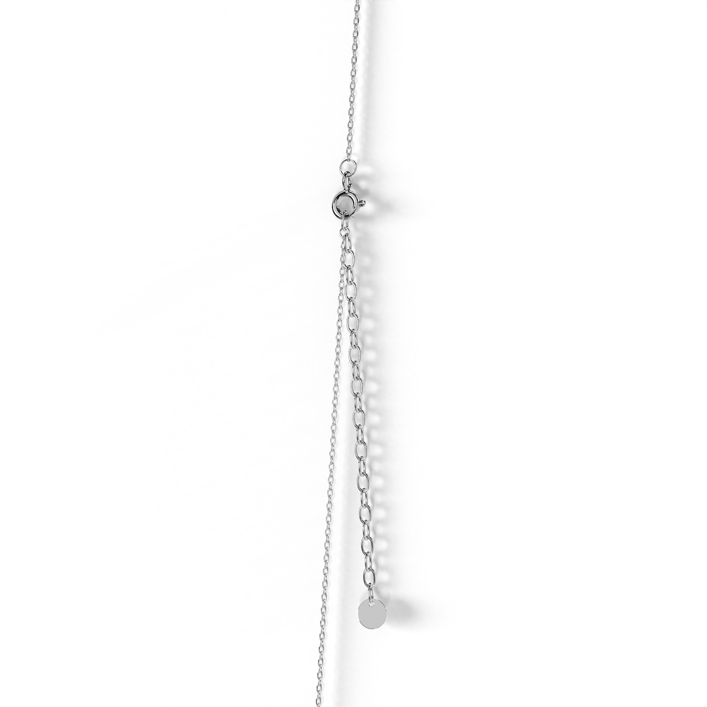 Rhodium Plated Classic Name Necklace SN020R