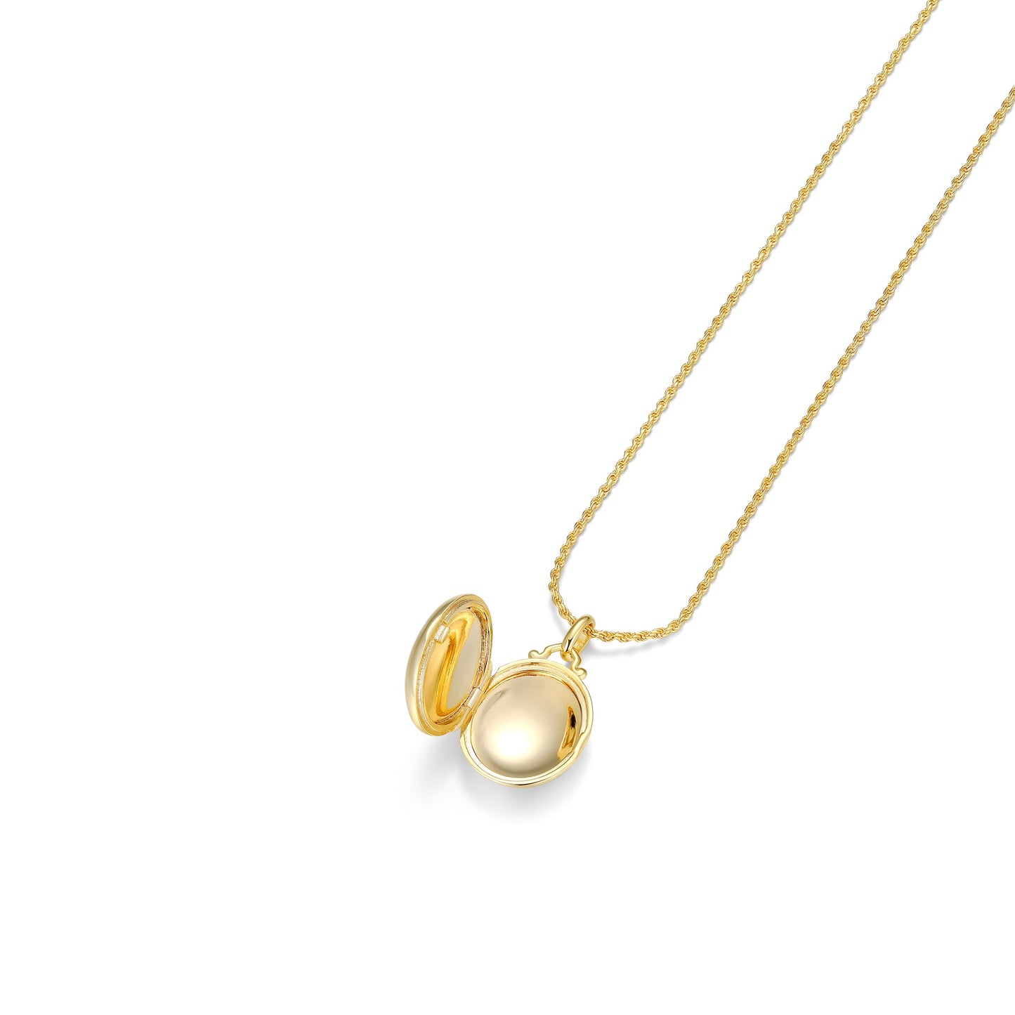 18K Gold Plated Luna Glow  Whisper Locket SN008BR (Brass)