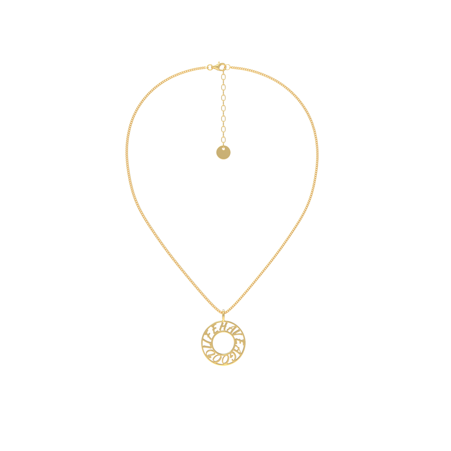 MemoCircle Necklace SN025G
