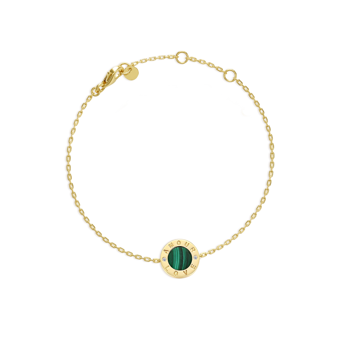 Love Amour Necklace (Brass+Quick Ship)