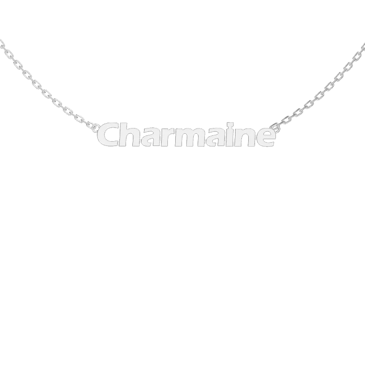 Name Necklace with Emotional Spark SN015CARD (Personalized Note Jewelry)