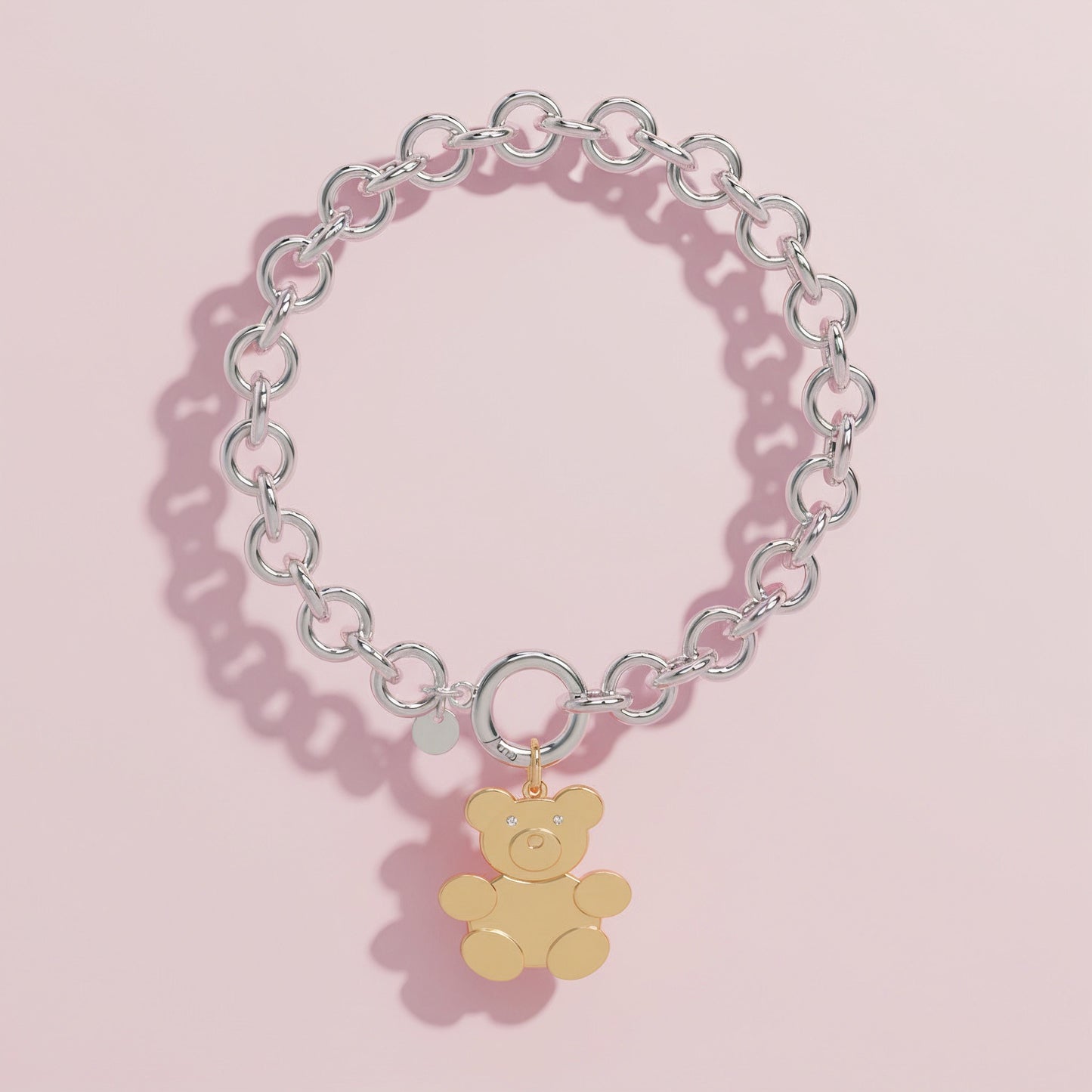 Teddy Family Bracelet in 2 Tunes Color SB008R