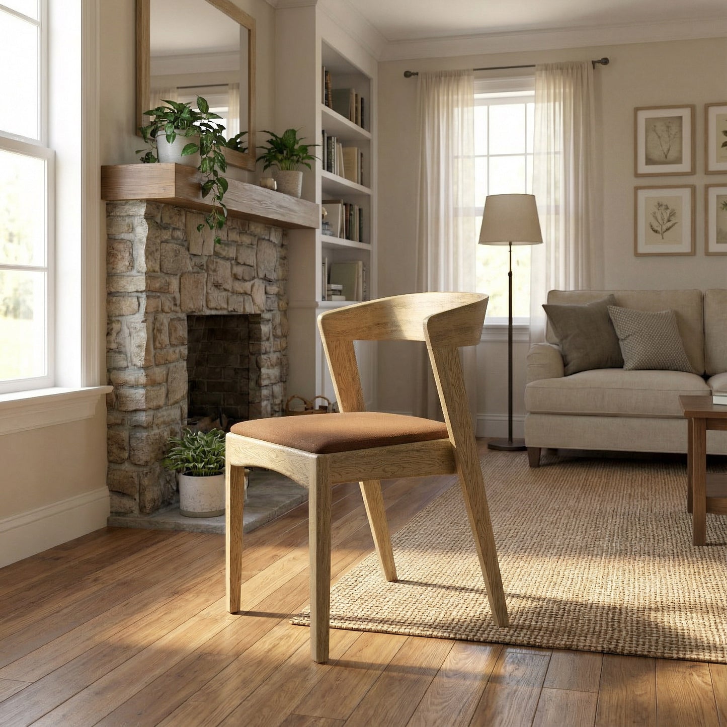 Modern Leather Elegance (3D Customizable)