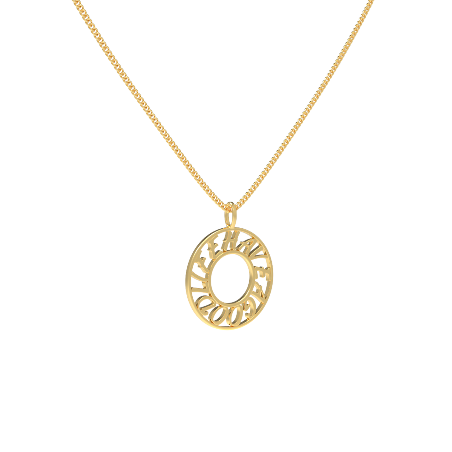 MemoCircle Necklace SN025G