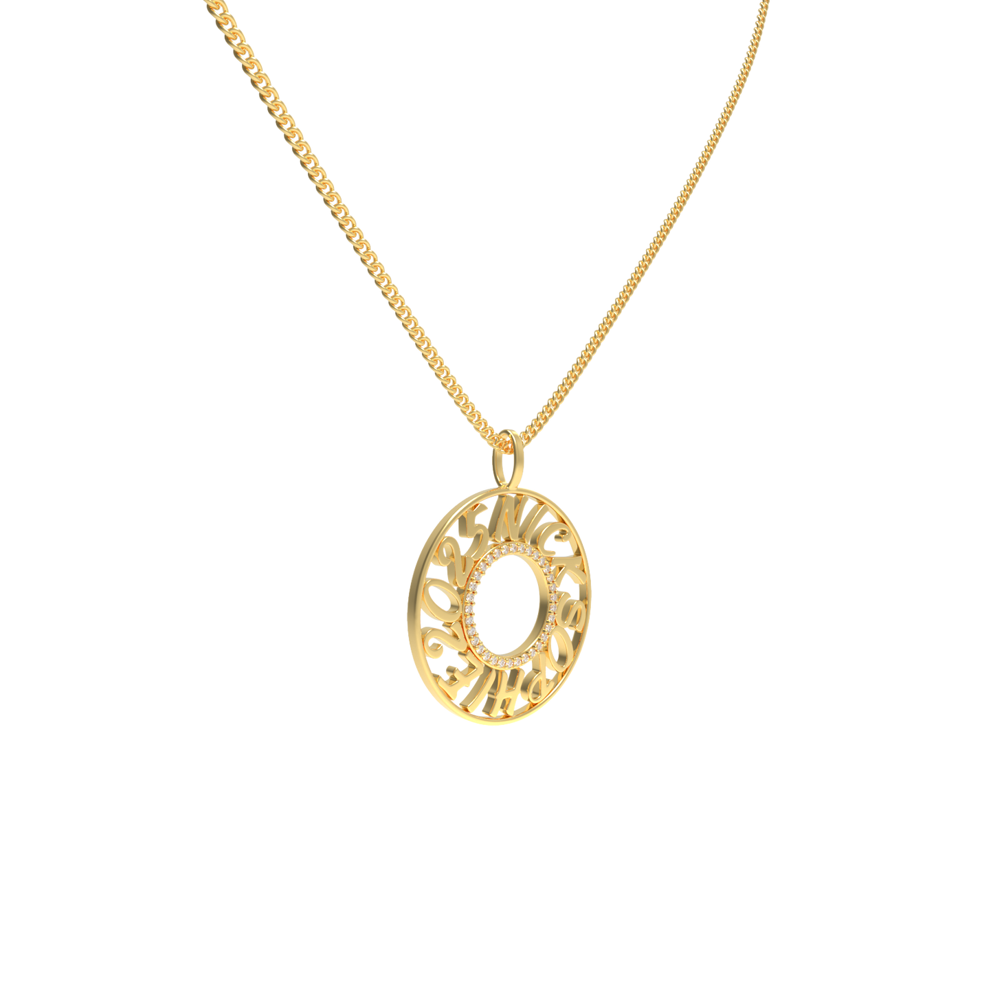 MemoCircle Necklace SN025G