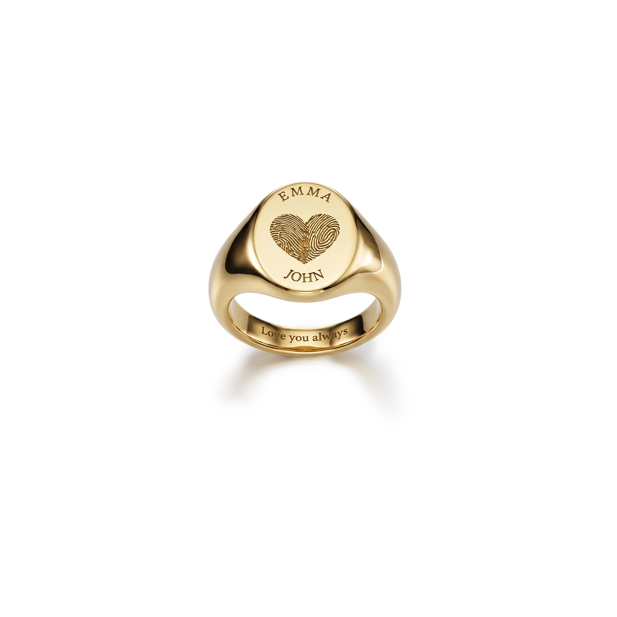 Oval Monogram Ring SR003FG
