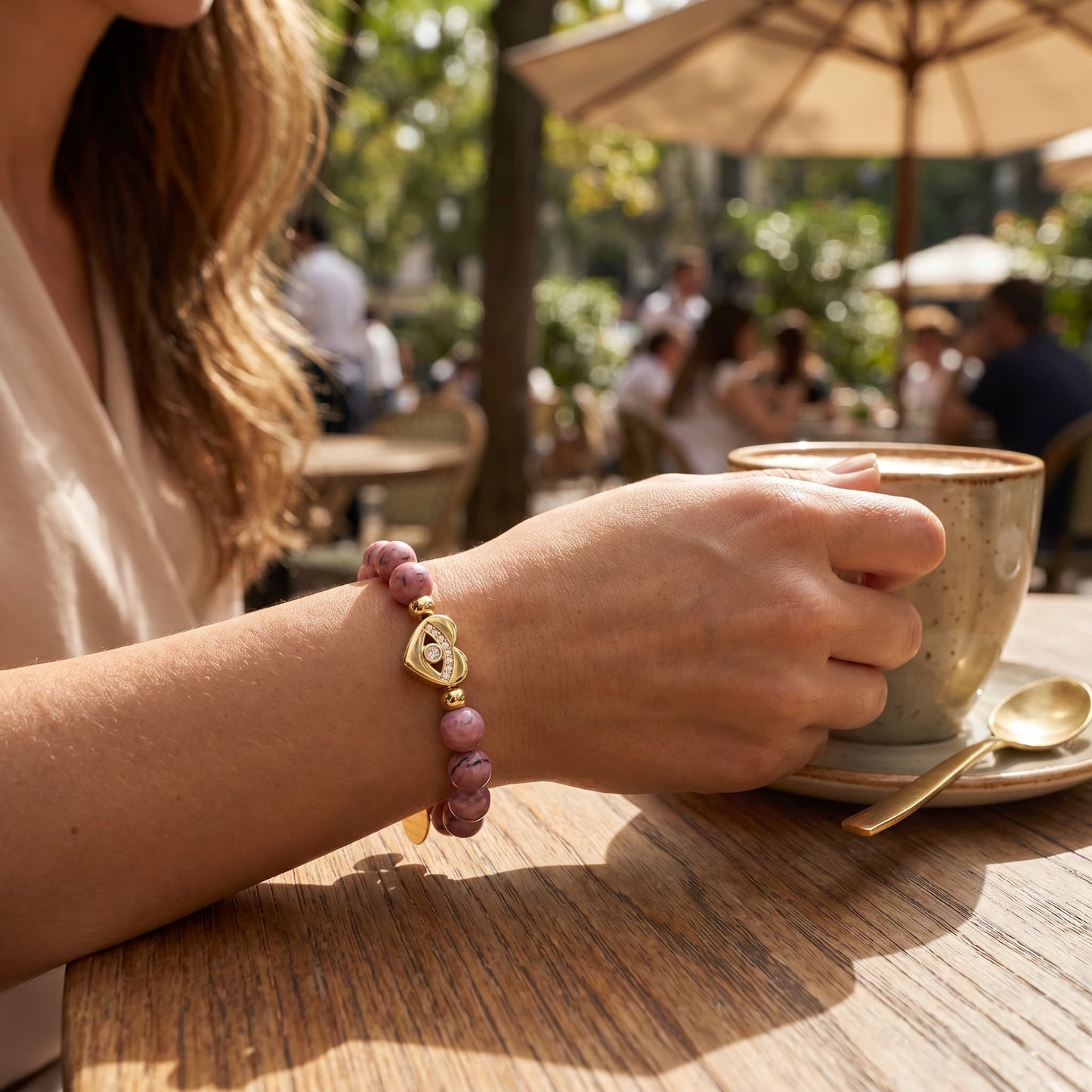 18k Gold Plated Energy Bracelet SB010BR
