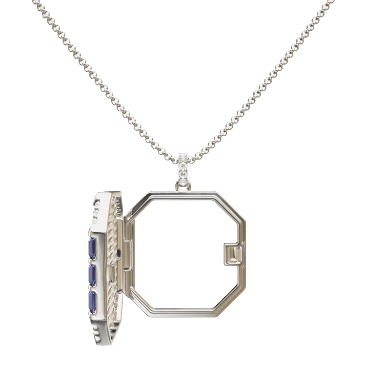 Modern Halo Locket SN009
