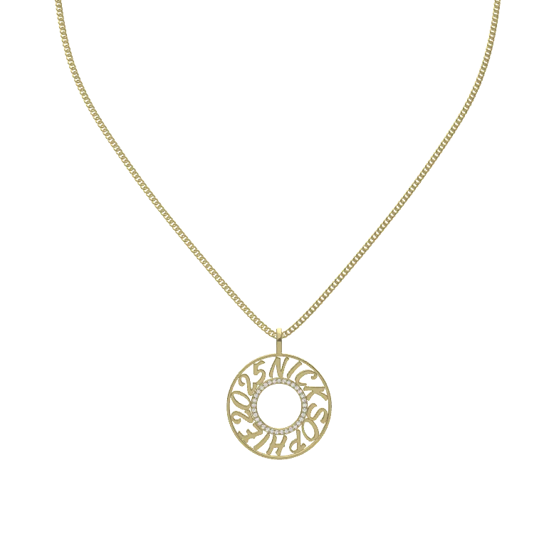 MemoCircle Necklace SN025G