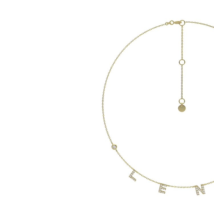 Luxe Letter Necklace SS25N004L
