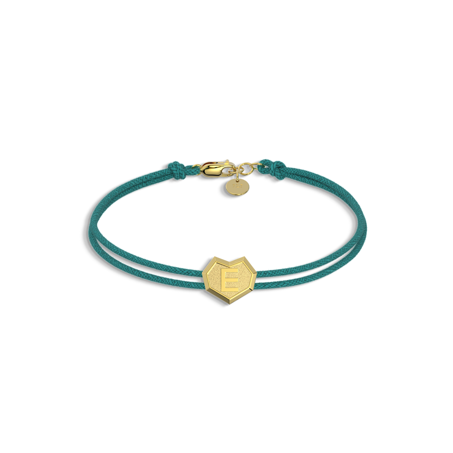 Heart Facet Bead Minitials Facet Bead Bracelet SB004FG