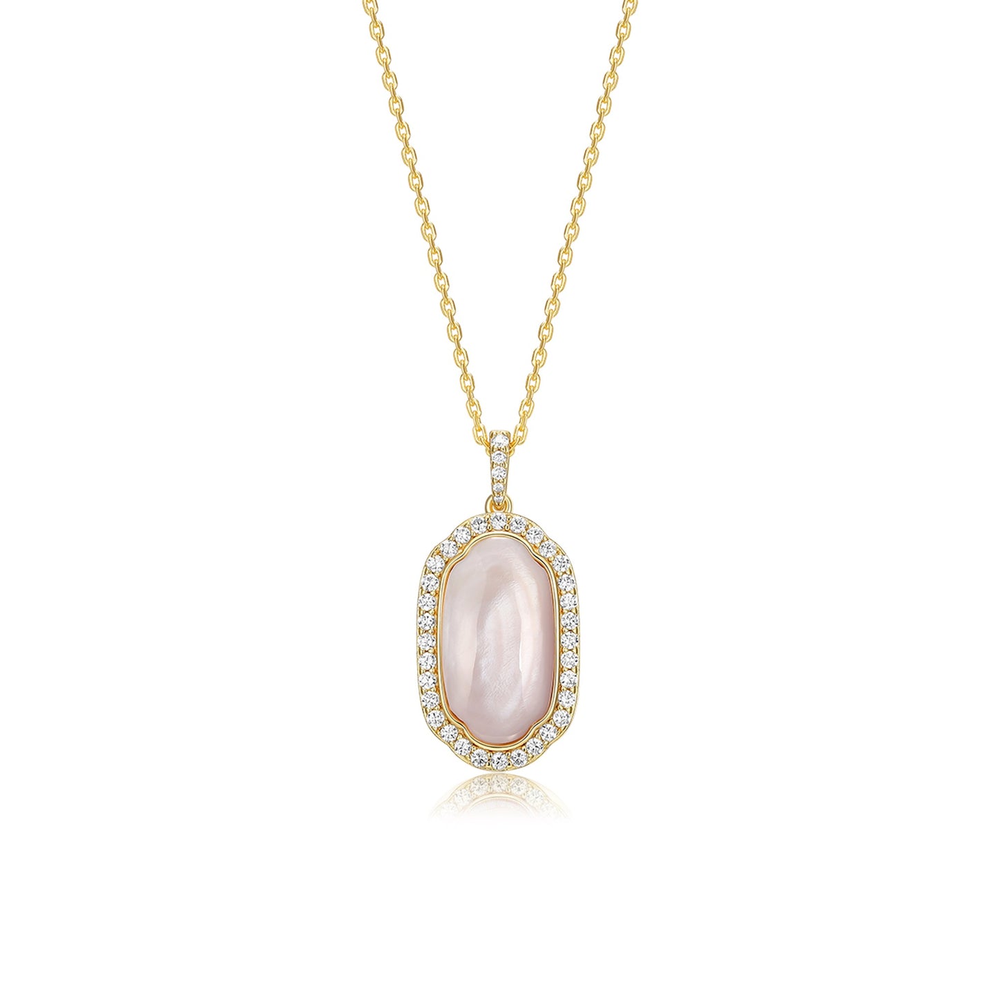 18K Gold Plated Pearl Glow Secret Locket SN012