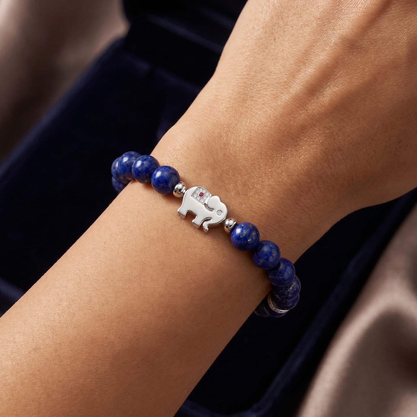 Rhodium Plated Energy Bracelet SB010BR