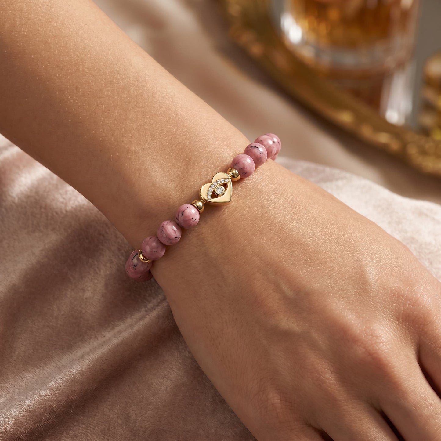 18k Gold Plated Energy Bracelet SB010BR