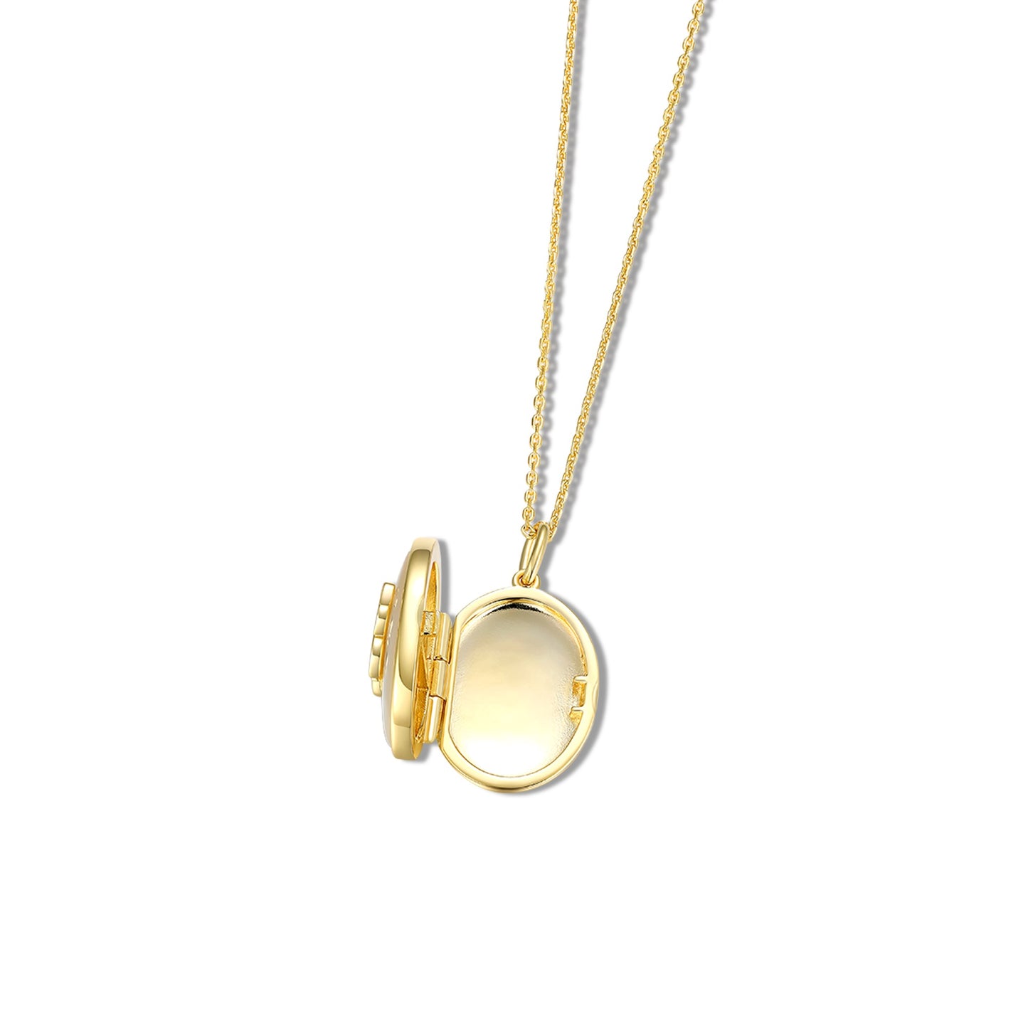 18K Gold Plated Papilio Whisper Locket SN007G