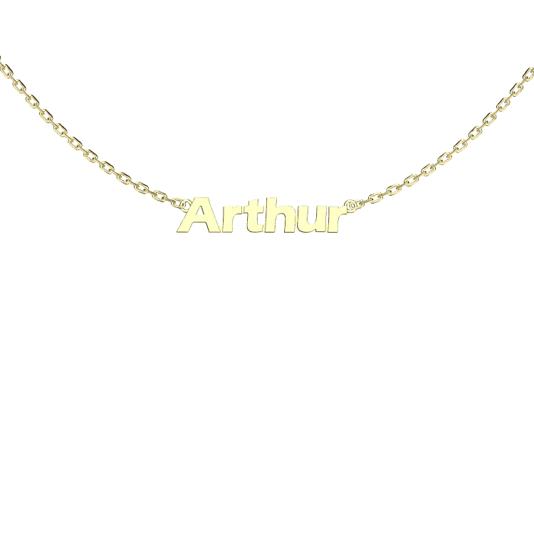 Name Necklace with Emotional Spark SN015CARD (Personalized Note Jewelry)