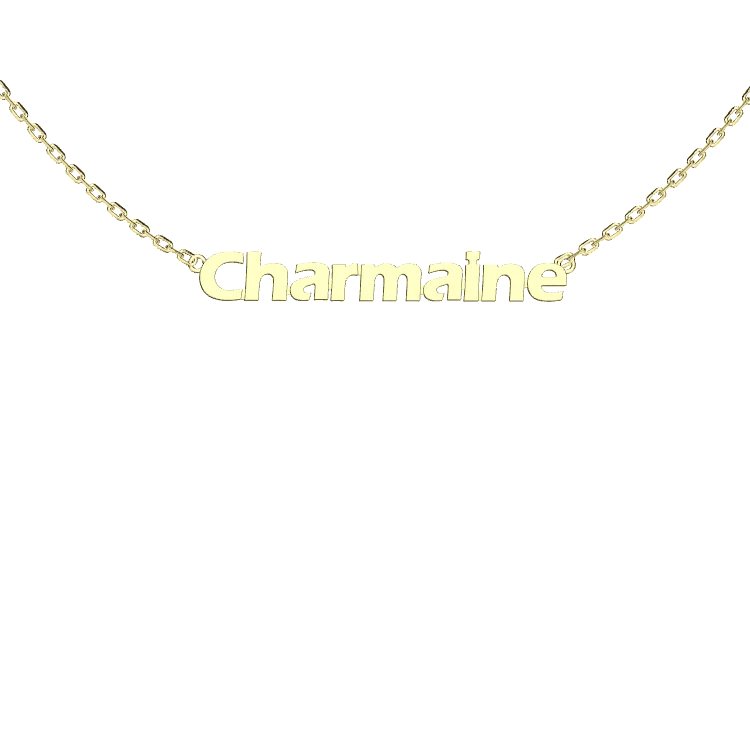 Name Necklace with Emotional Spark SN015CARD (Personalized Note Jewelry)