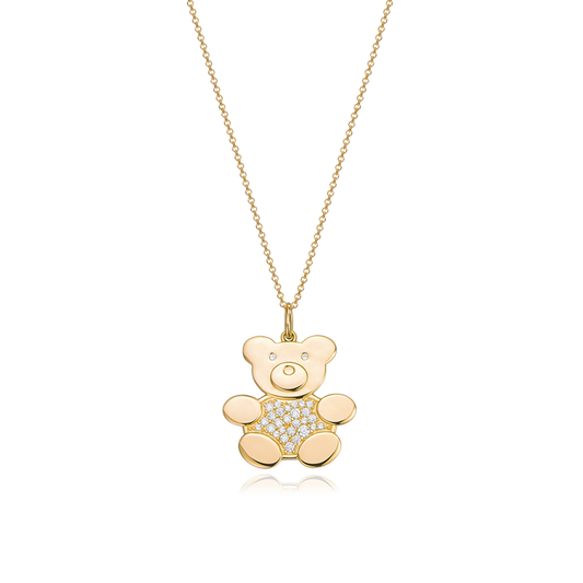 Teddy Family Necklace SN034G