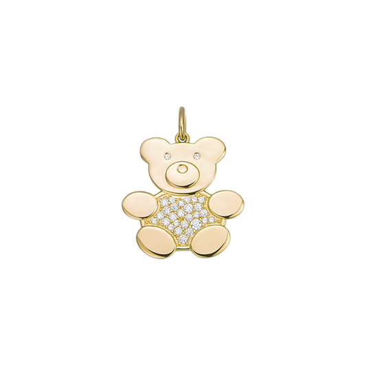 Teddy Family Pendant – Chain Optional SP005