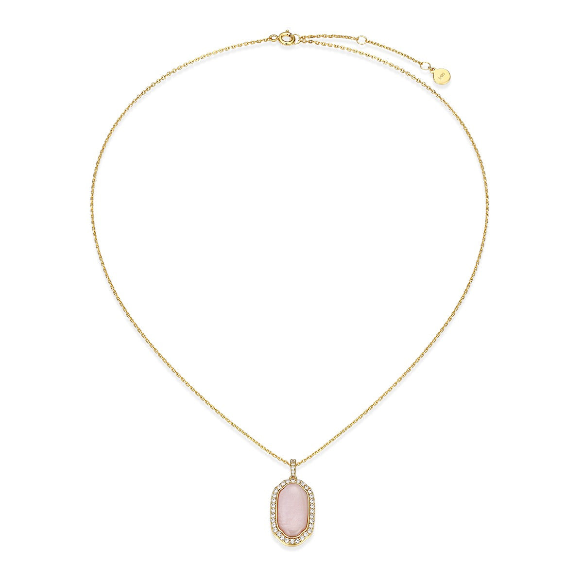 18K Gold Plated Pearl Glow Secret Locket SN012BR (Brass)