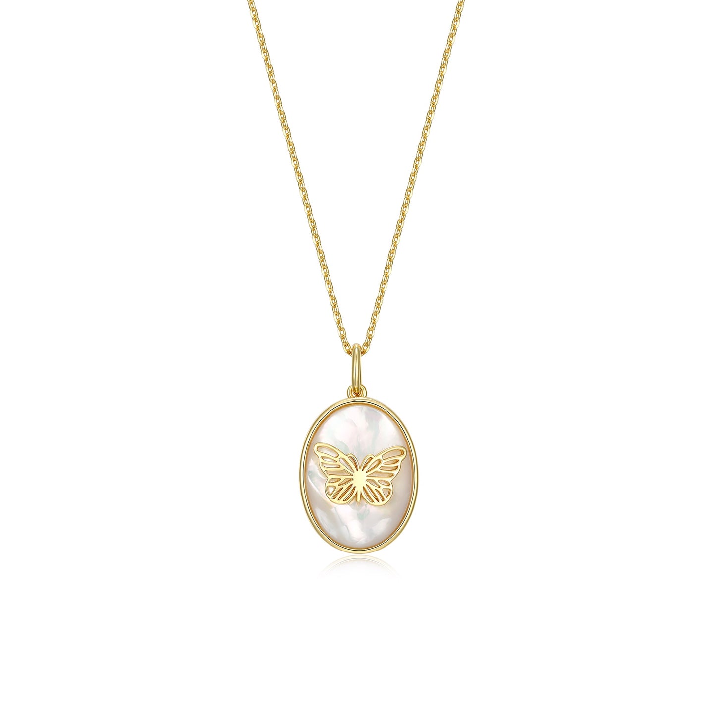 18K Gold Plated Papilio Whisper Locket SN007G