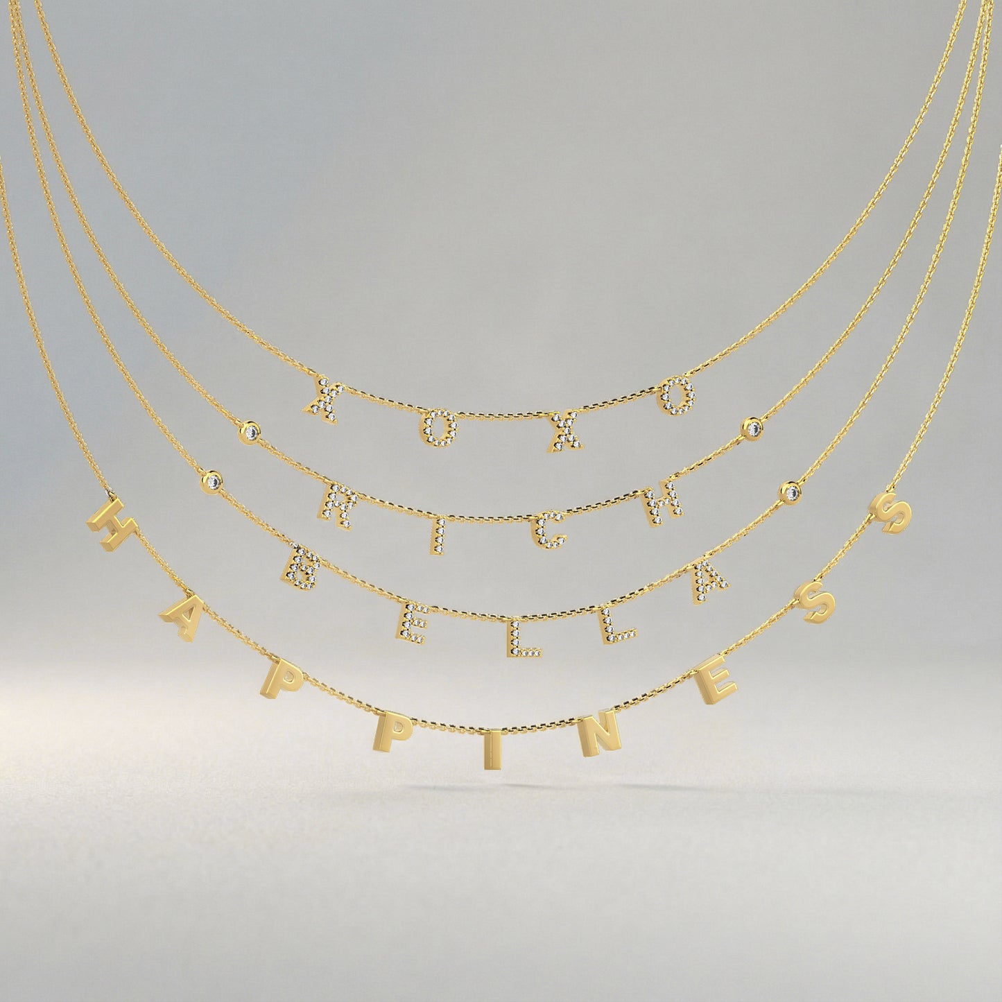 Luxe Letter Necklace SS25N004L
