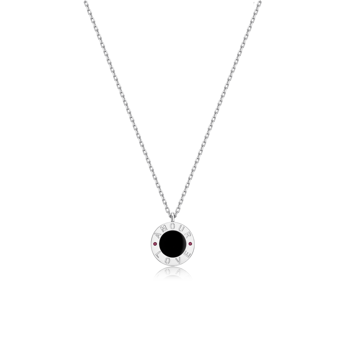 Love Amour Necklace  SN048 (Brass+Quick Ship)