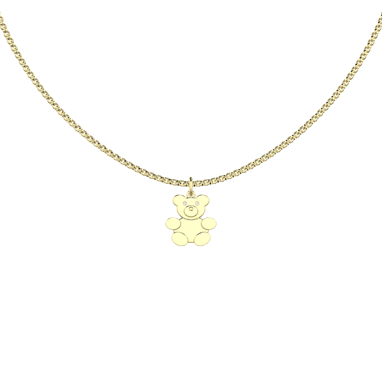 Teddy Family Necklace SN034G