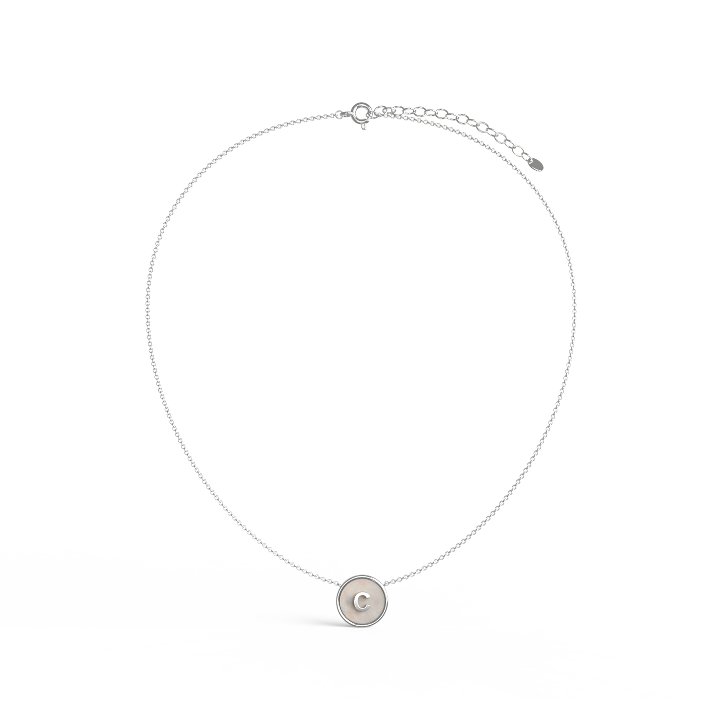18k Gold Plated Silver Pearl Zodiac Necklace SS25N002G (Quick Ship)