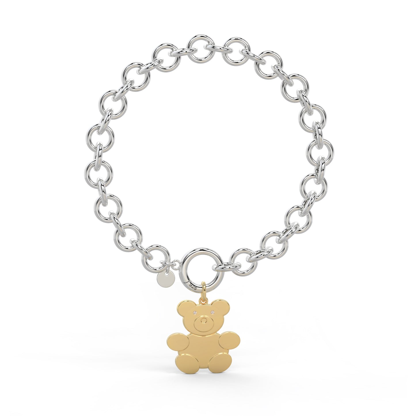 Teddy Family Bracelet in 2 Tunes Color SB008R