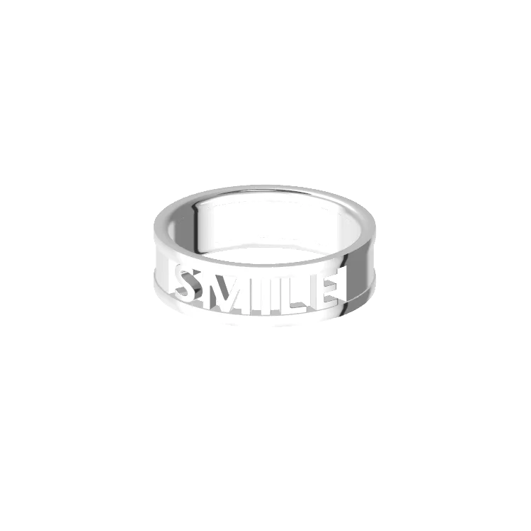 Milgrain Customique Signature Ring SR001B