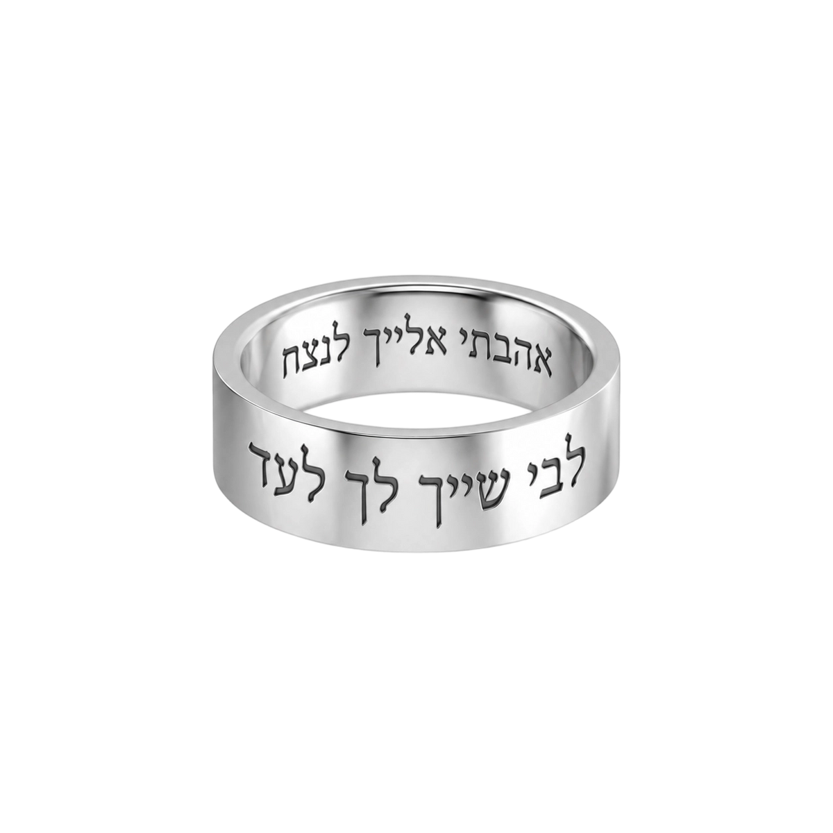 Fingerprint‑Engraved Couple Rings  Silver SR012H