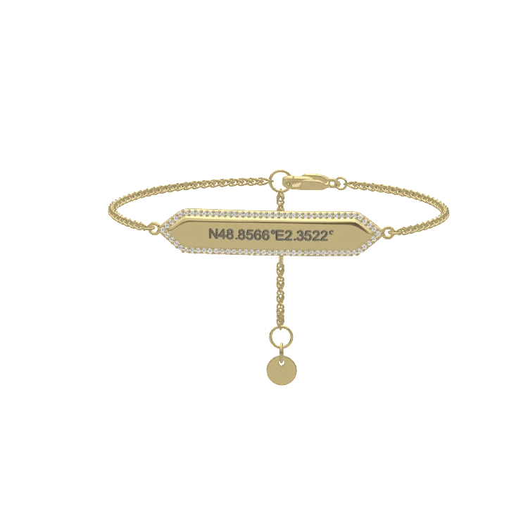 18K Gold Plated SwapBar Bracelet SB007G