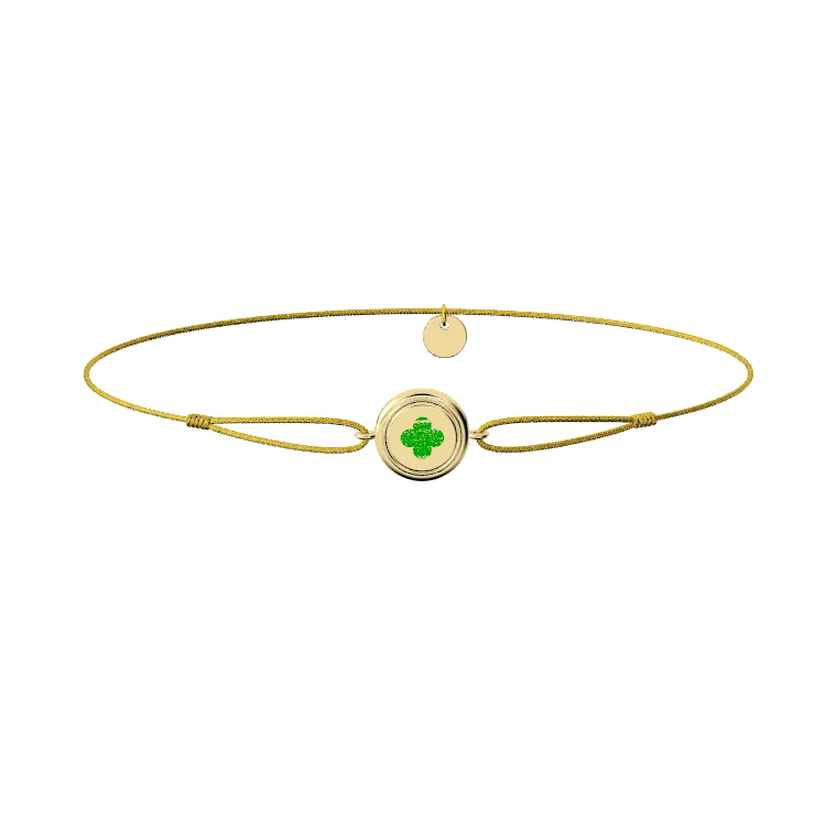 Enamel Charm Bracelet- Round Silver SB014