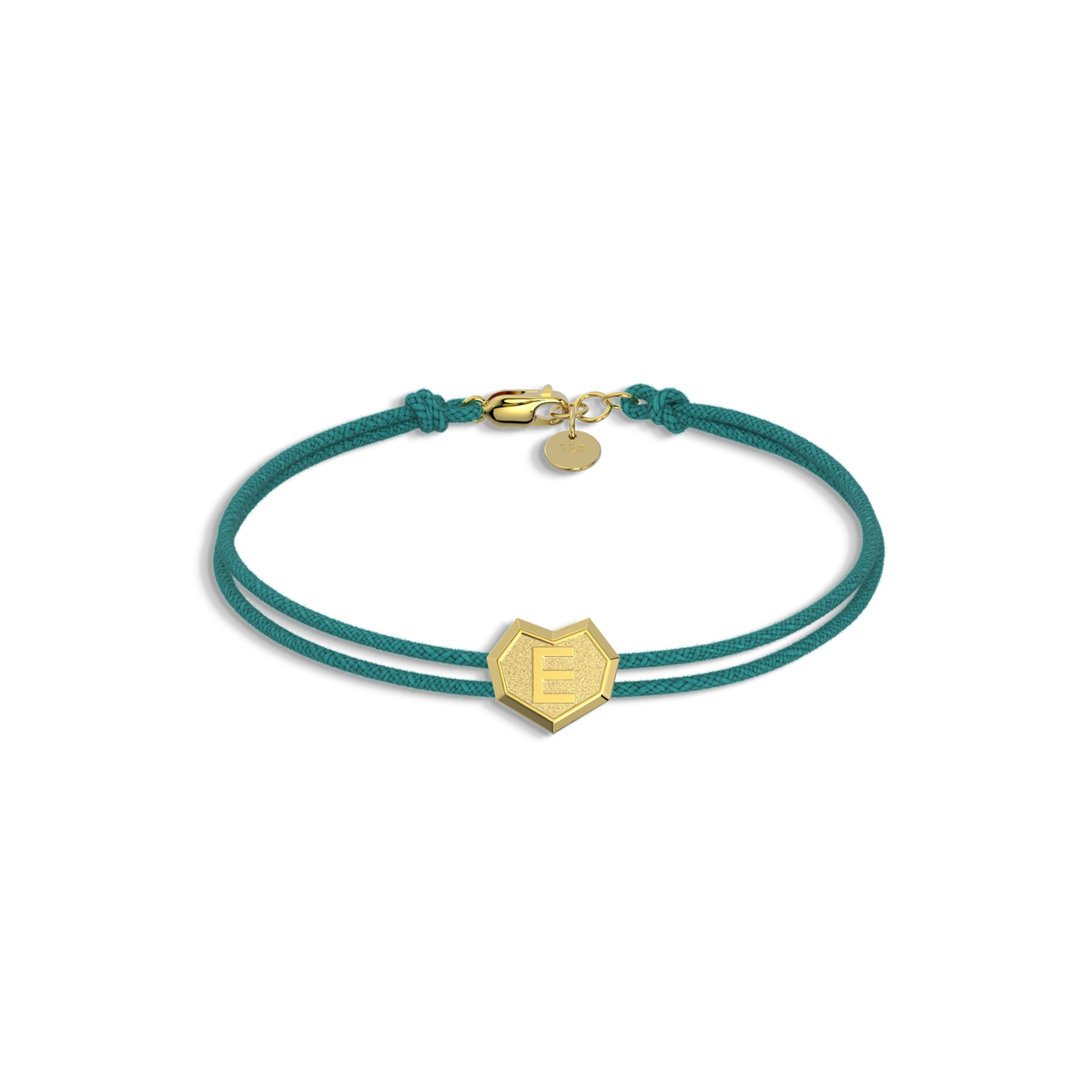 Heart Facet Bead Minitials Facet Bead Bracelet SB004FG