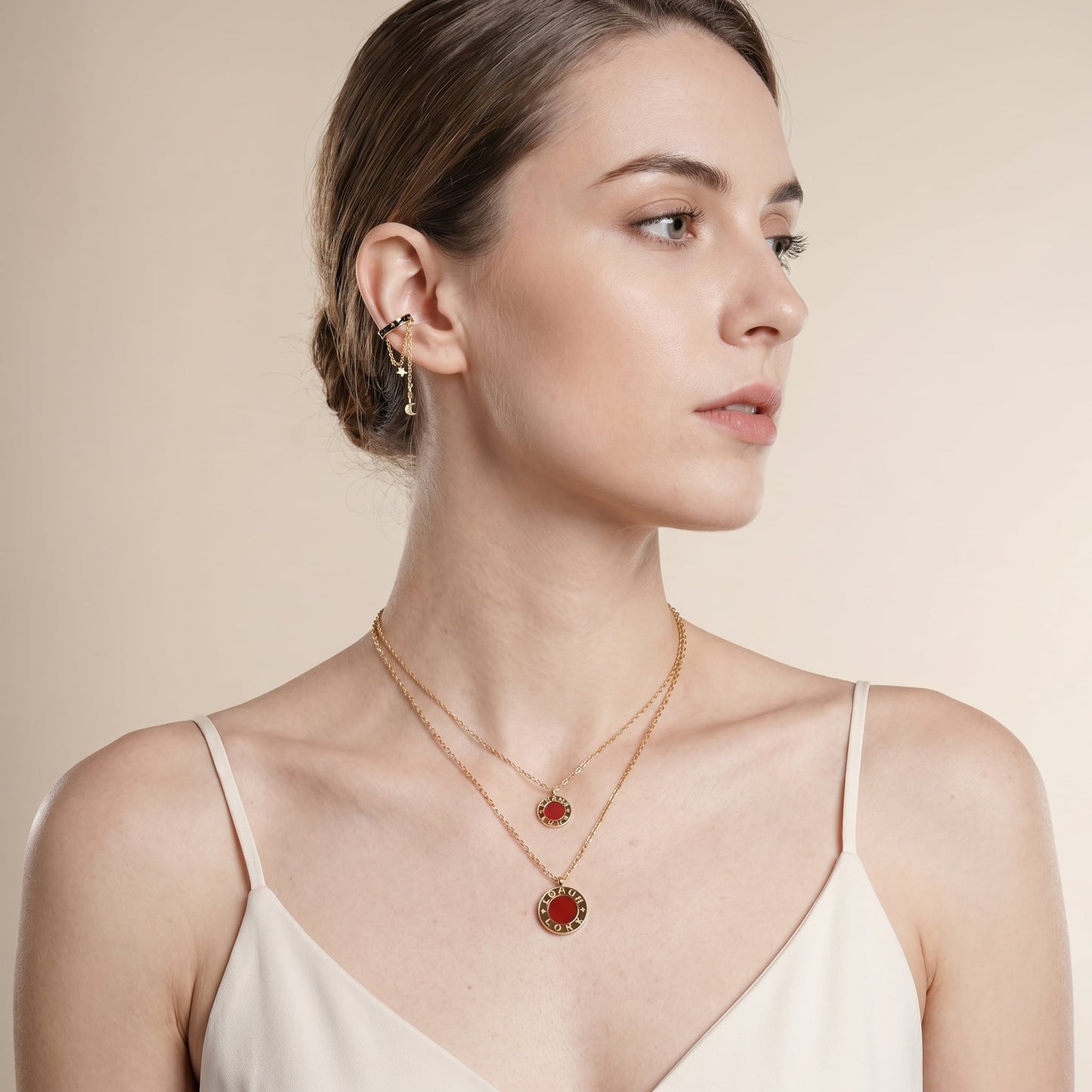 Love Amour Necklace (Brass+Quick Ship)