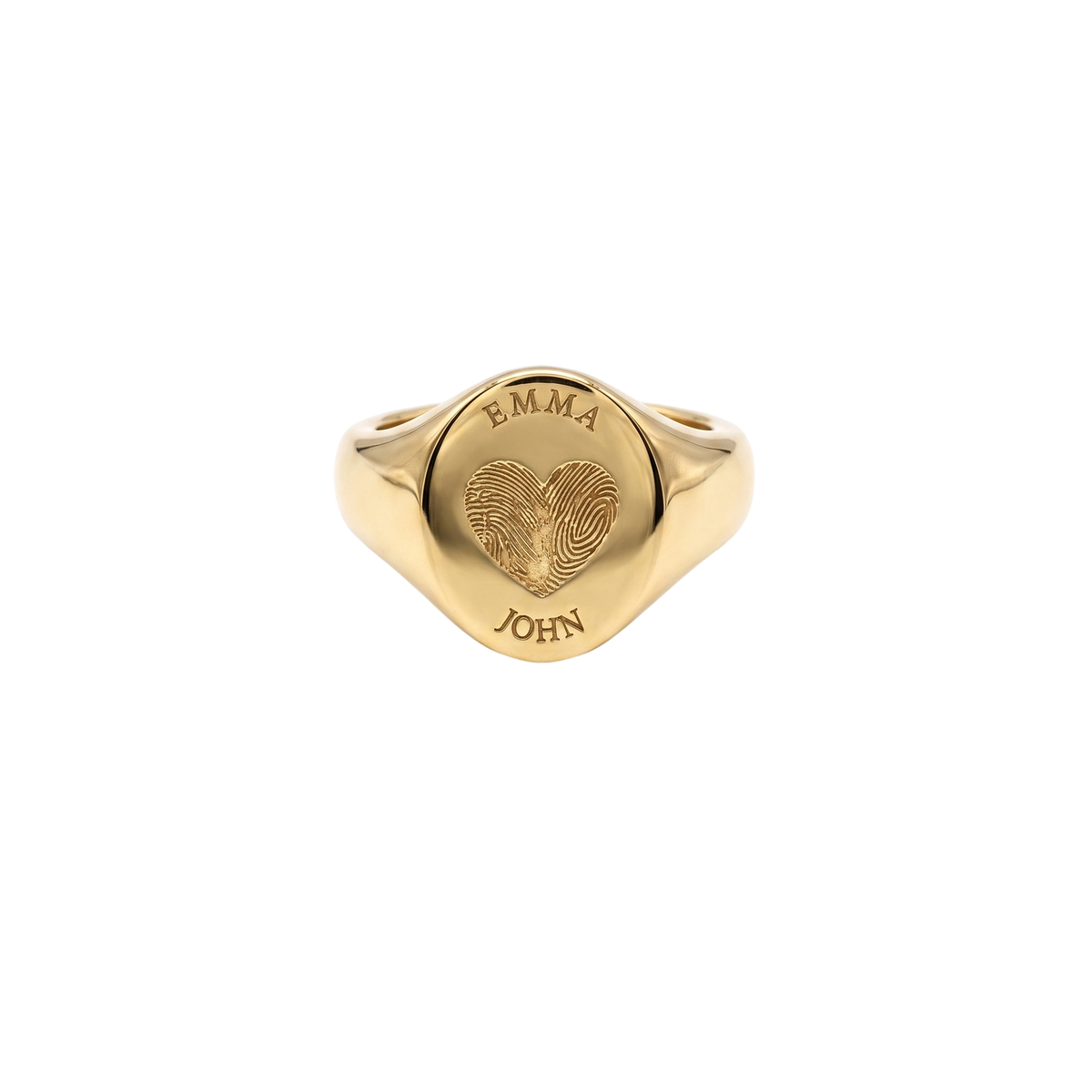 Oval Monogram Ring SR003FG