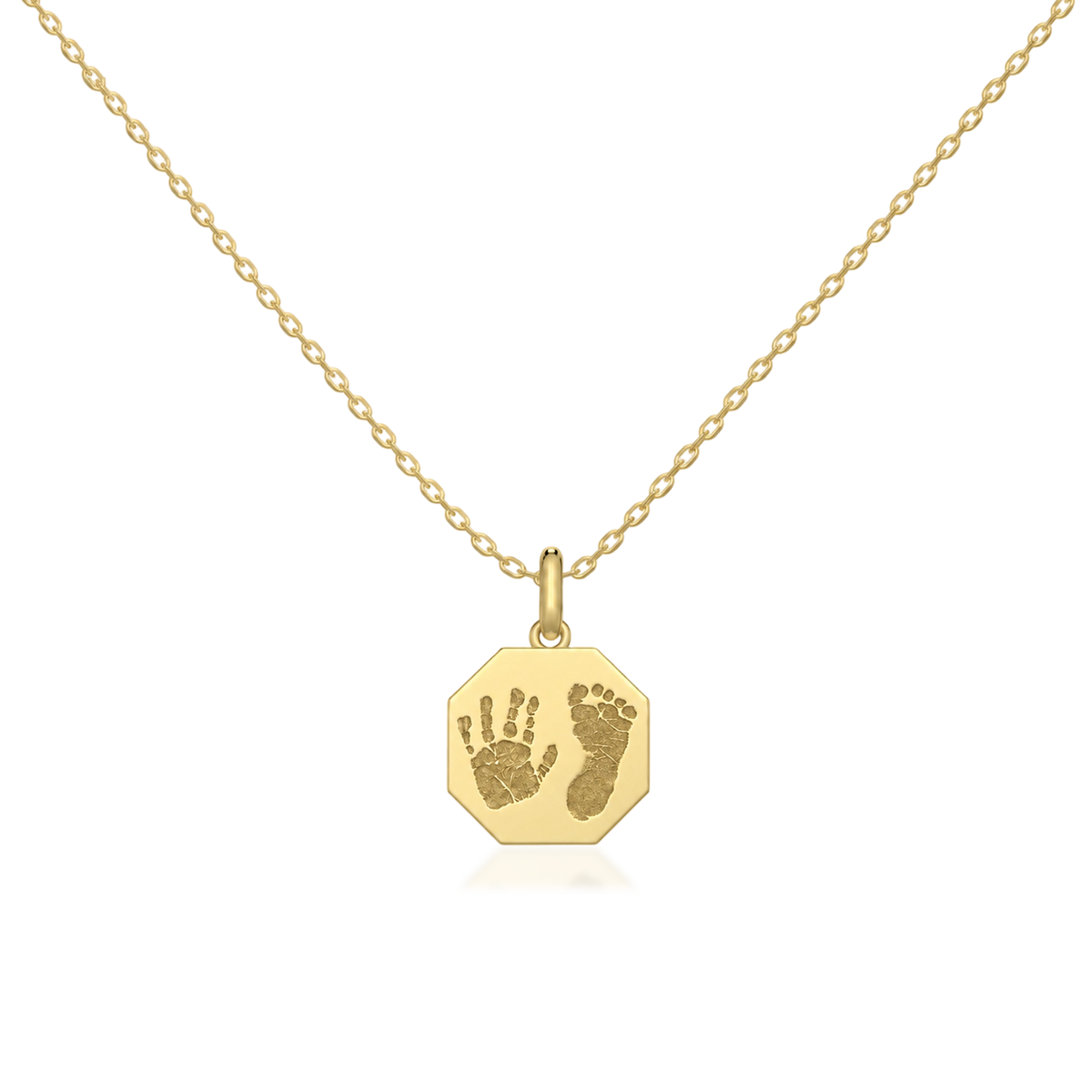 Enamel Charm Necklace Silver SN052