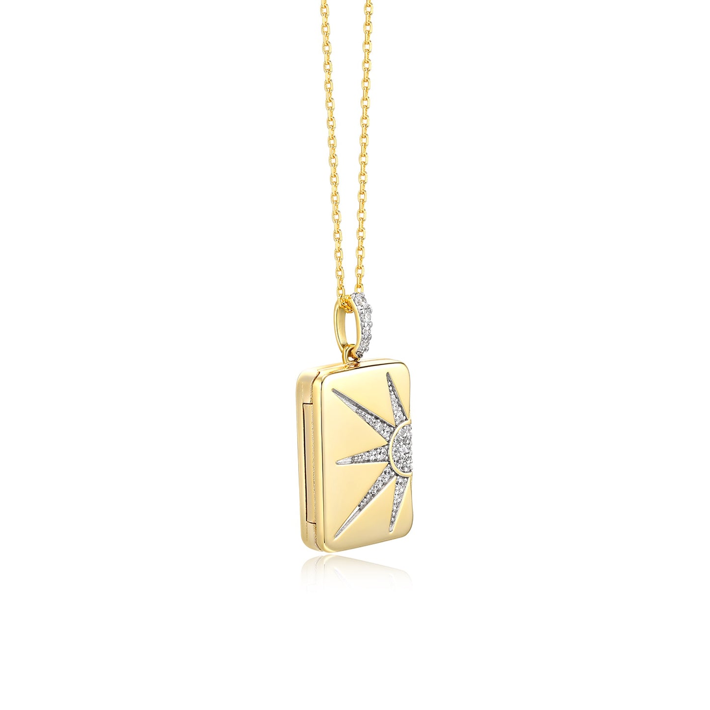 Golden Ray Locket SN035BR (Brass)