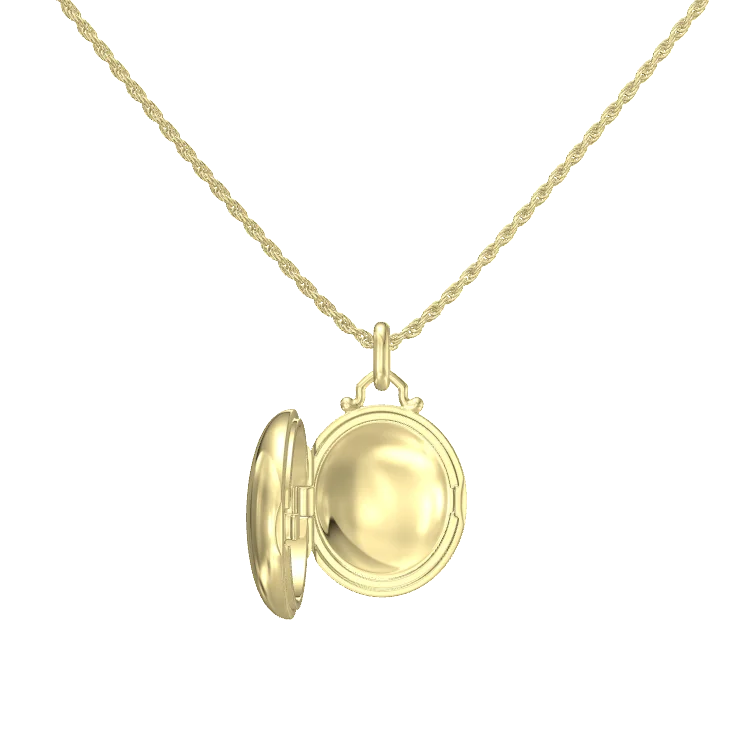 18K Gold Plated Luna Glow  Whisper Locket SN008G