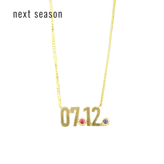 Next Season-PersonalDigit Gold Necklace