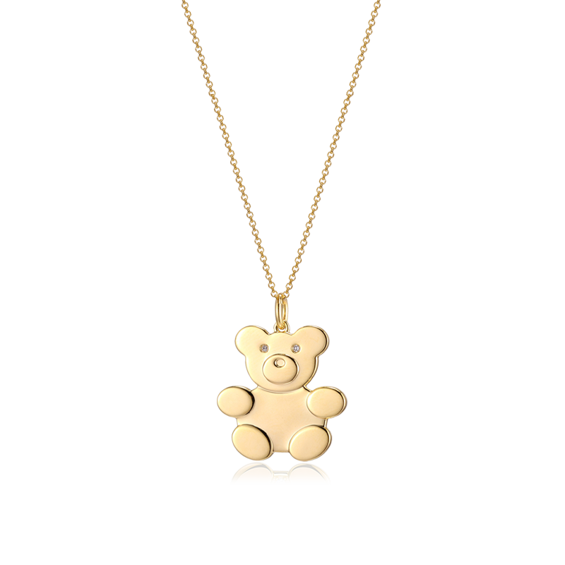 Teddy Family Necklace