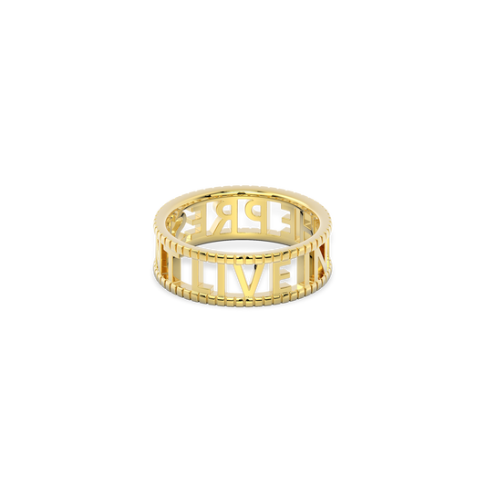Milgrain Customique Signature Ring SR001M